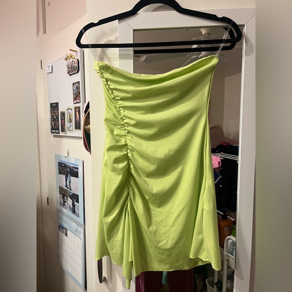oh polly green dress